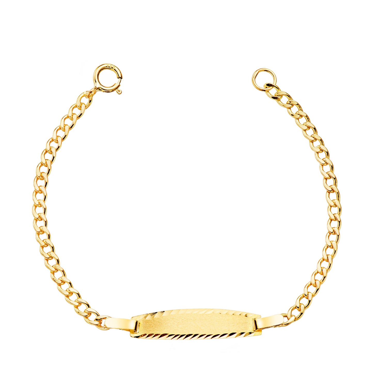 Esclava Oro 18 Ktes. Barbada Hueca