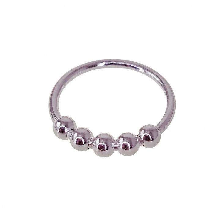 Anillo Liso Bolas