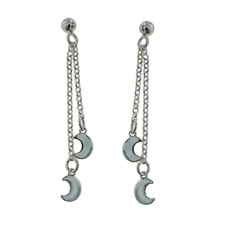 Pendiente Cadenas Lunas