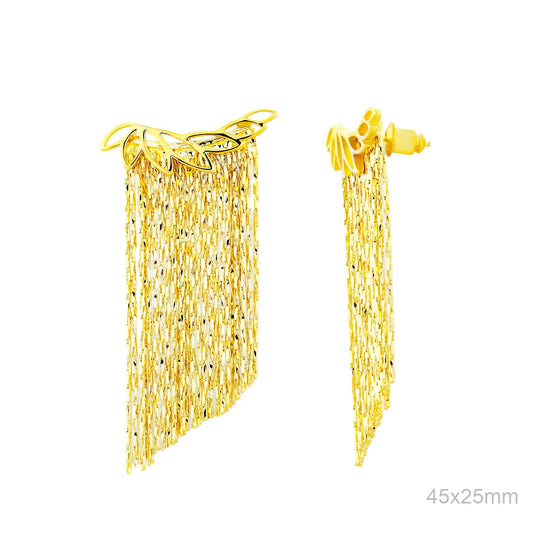 Pendientes Latón Chapado en Oro