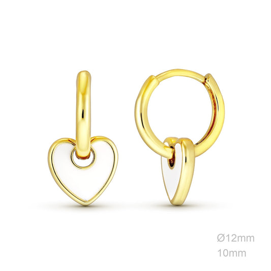 Pendientes Latón Chapado en Oro