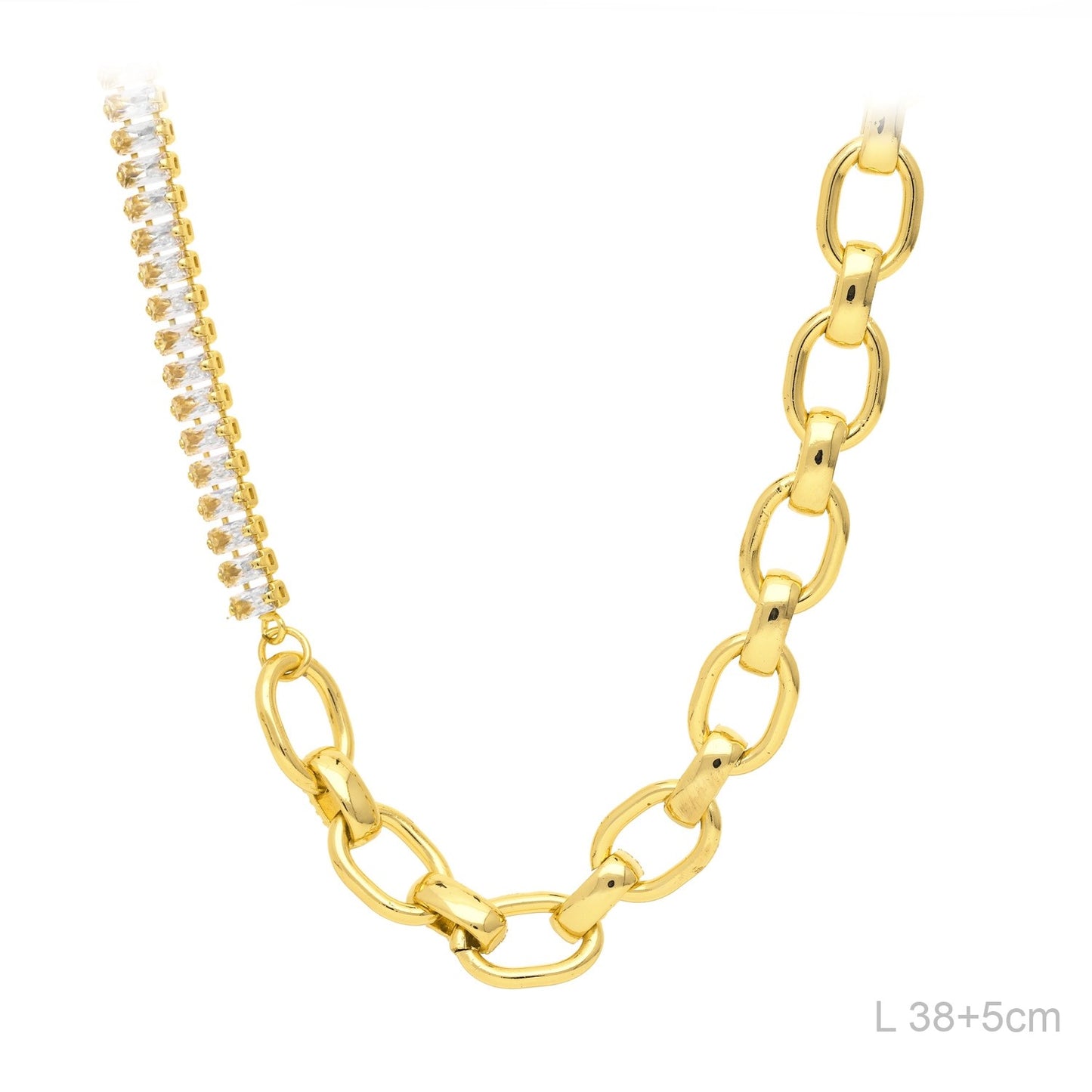 Collar Latón Chapado en Oro