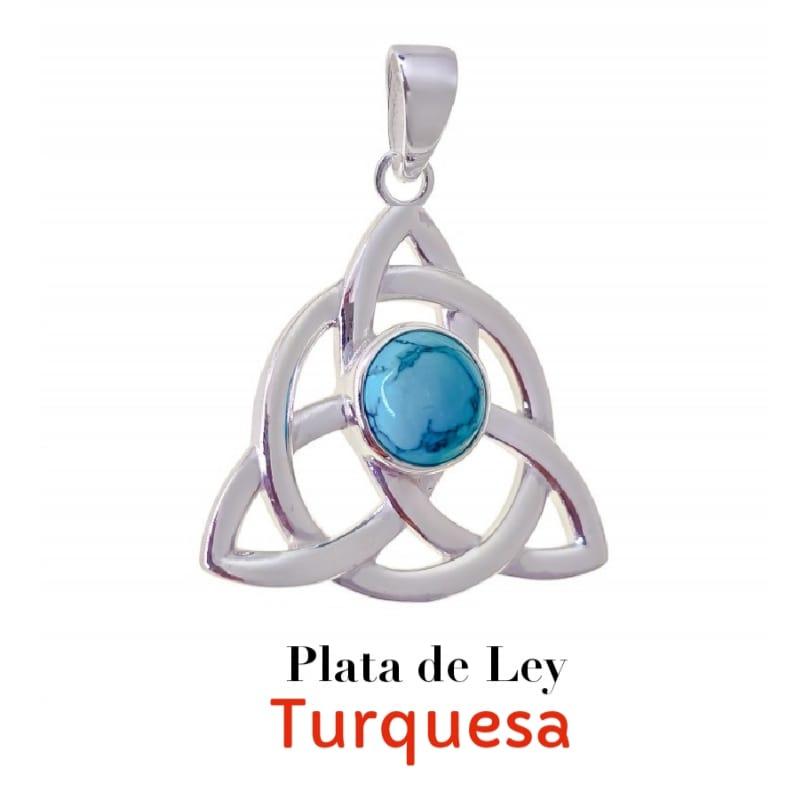 Colgante Triqueta Piedra Natural