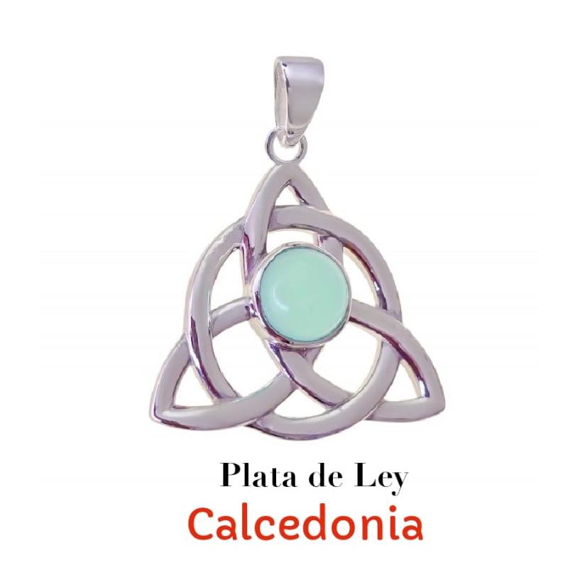Colgante Triqueta Piedra Natural
