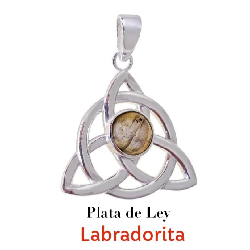Colgante Triqueta Piedra Natural