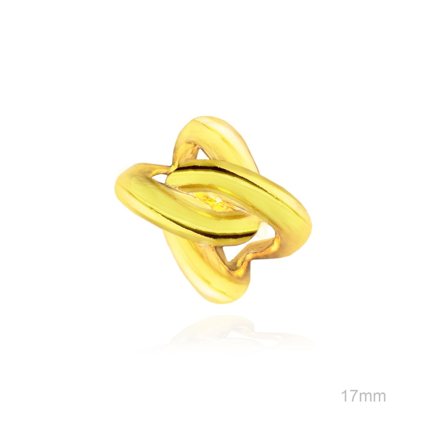 Anillo Latón Chapado Ajustable