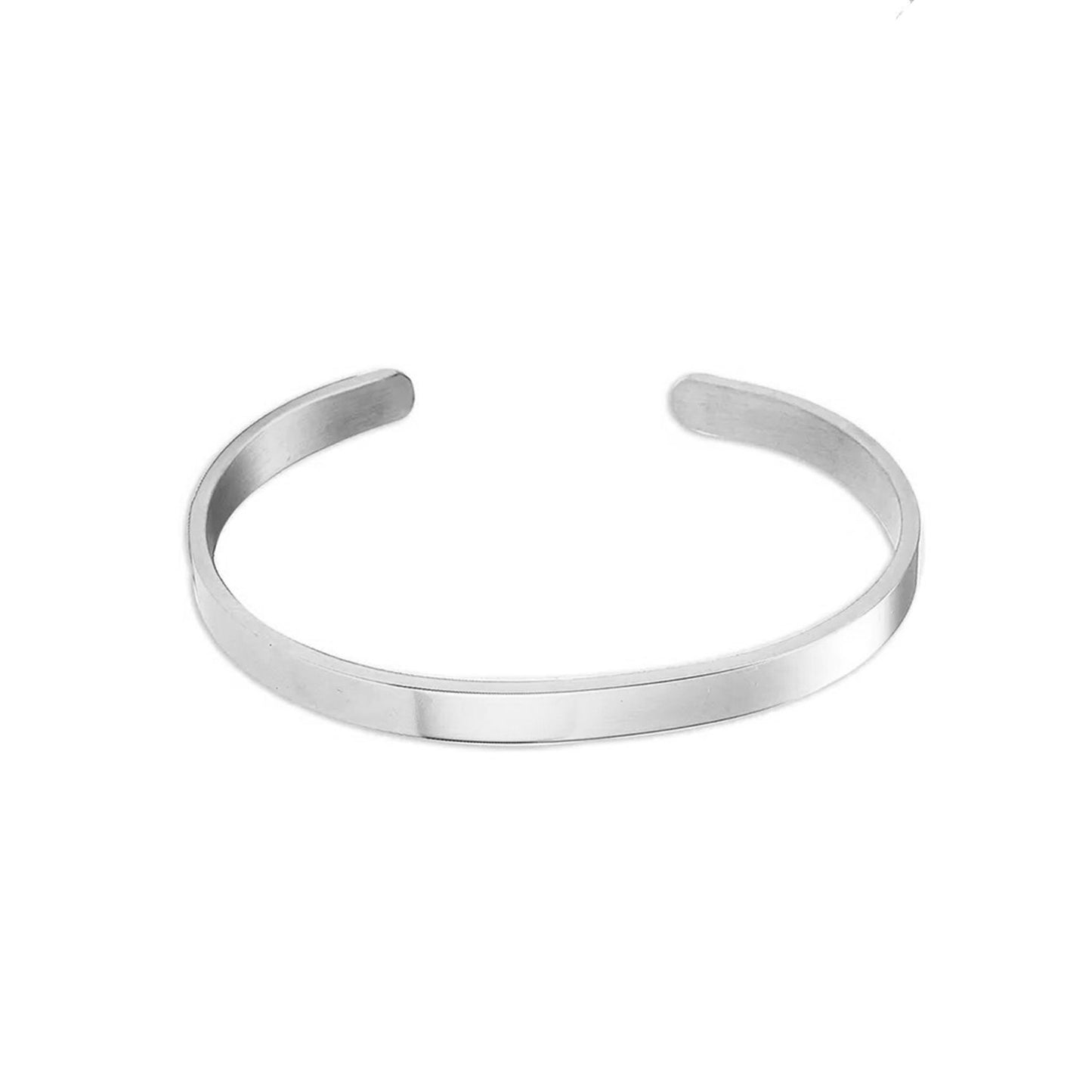 Brazalete Liso 4mm ACERO