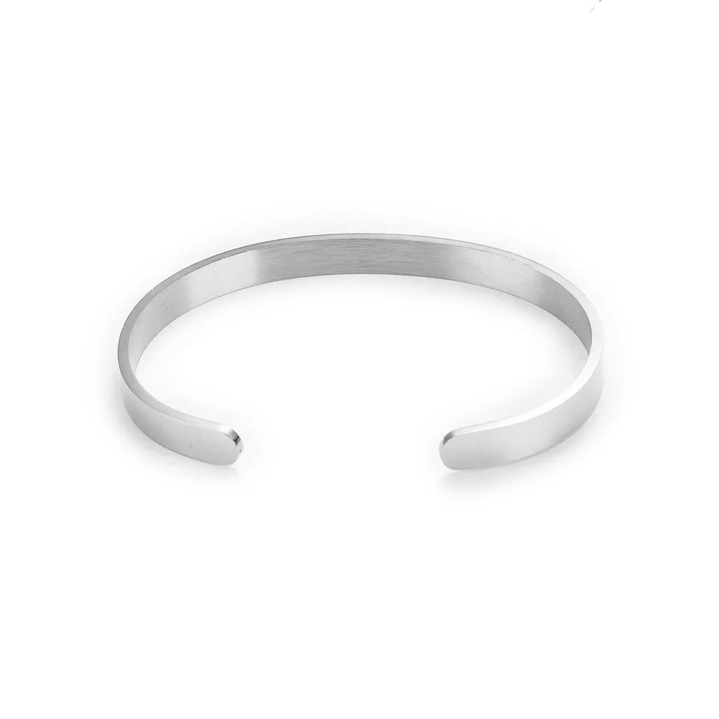 Brazalete Liso 4mm ACERO