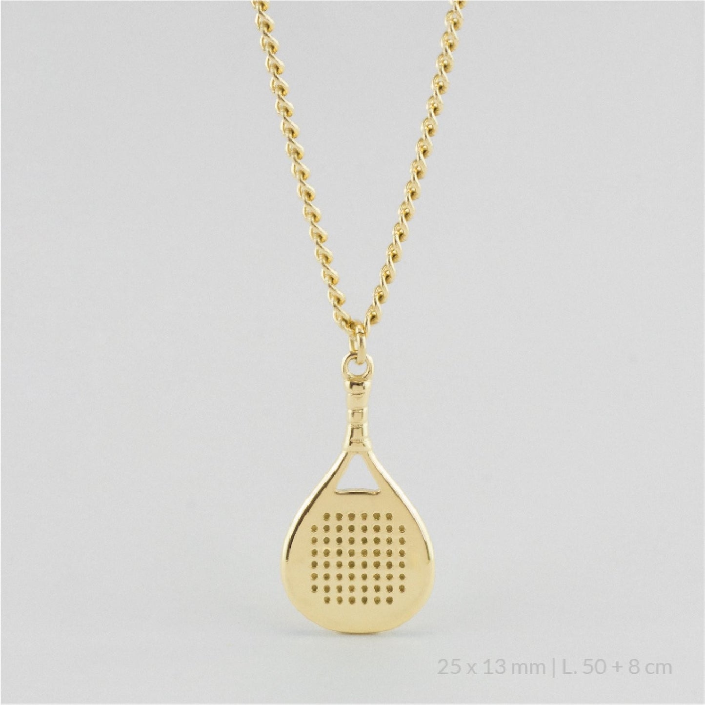 Gargantilla Pala de Pádel Dorado