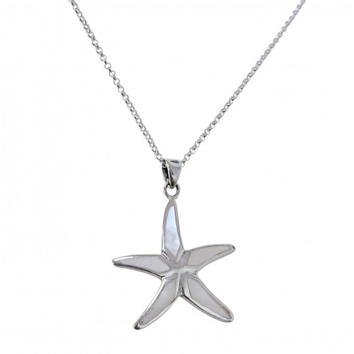 Gargantilla Estrella de Mar en Plata de Ley