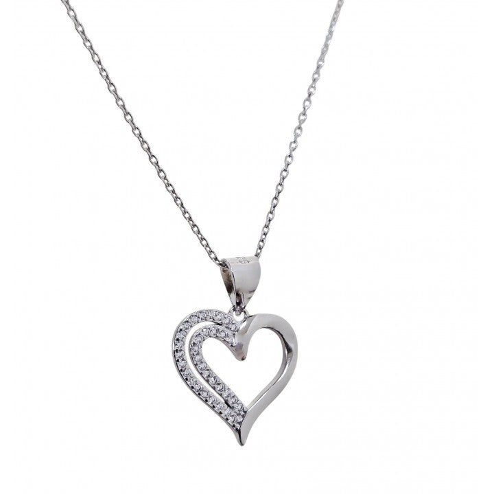 Gargantilla Corazón en Plata de Ley
