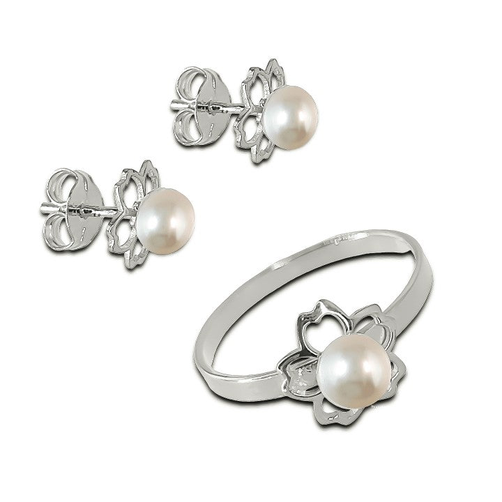 Juego Comunión Pela en Plata de Ley