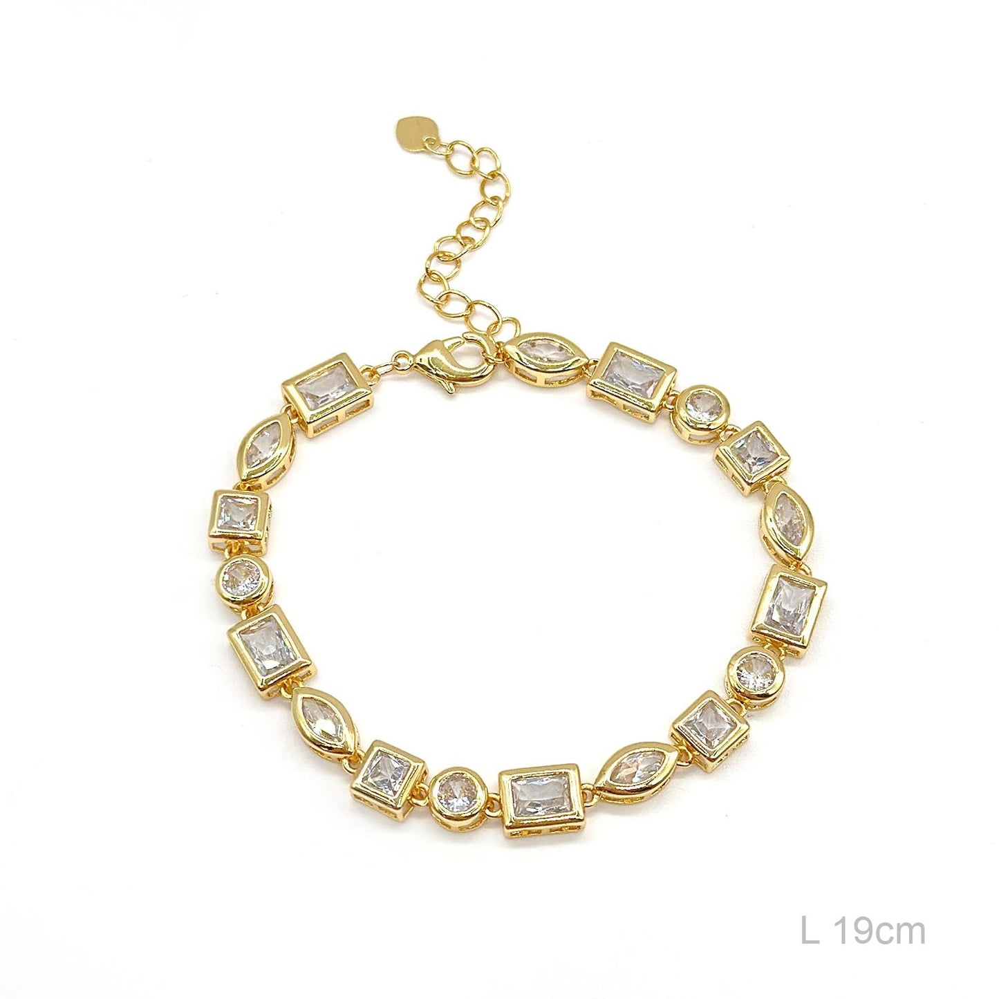 Pulsera Latón Chapada en Oro