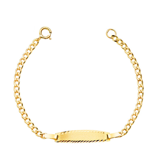 Esclava Oro 18 Ktes. Barbada Hueca