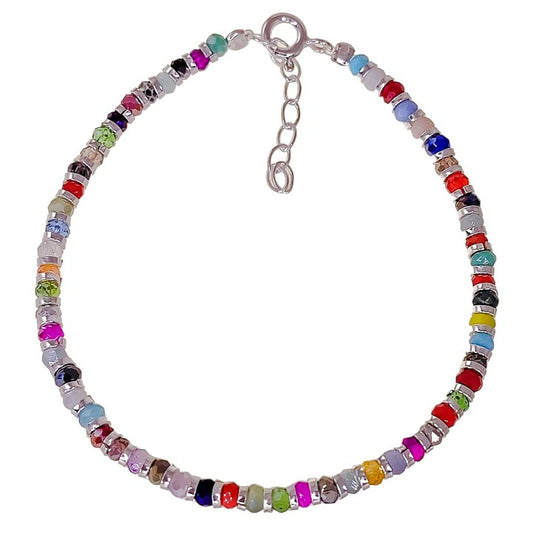 Pulsera Piedra Color Entre Piezas