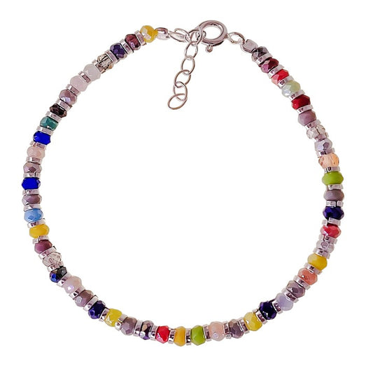 Pulsera Piedra Color Entre Piezas