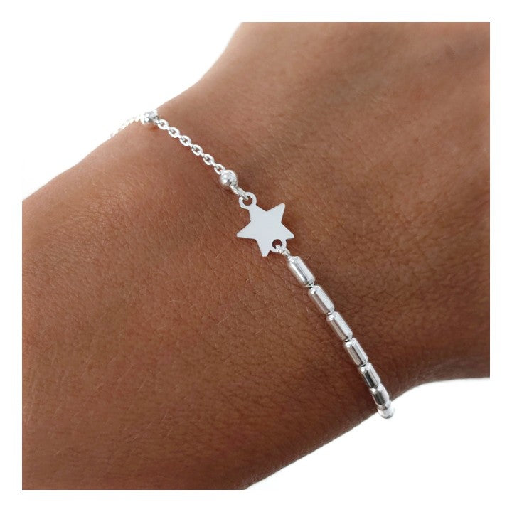 Pulsera Combinada Toneles Estrella