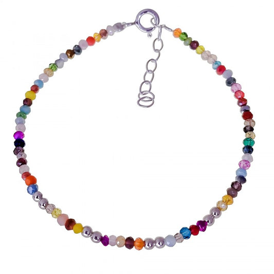 Pulsera Piedra Color Bolas