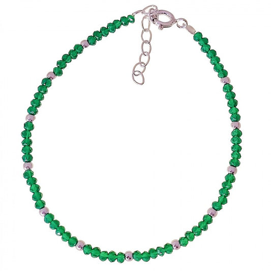 Pulsera Piedra Color Bolas