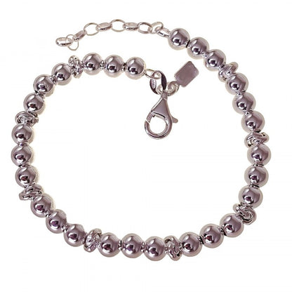 Pulsera Bolas Asas Entrelazadas
