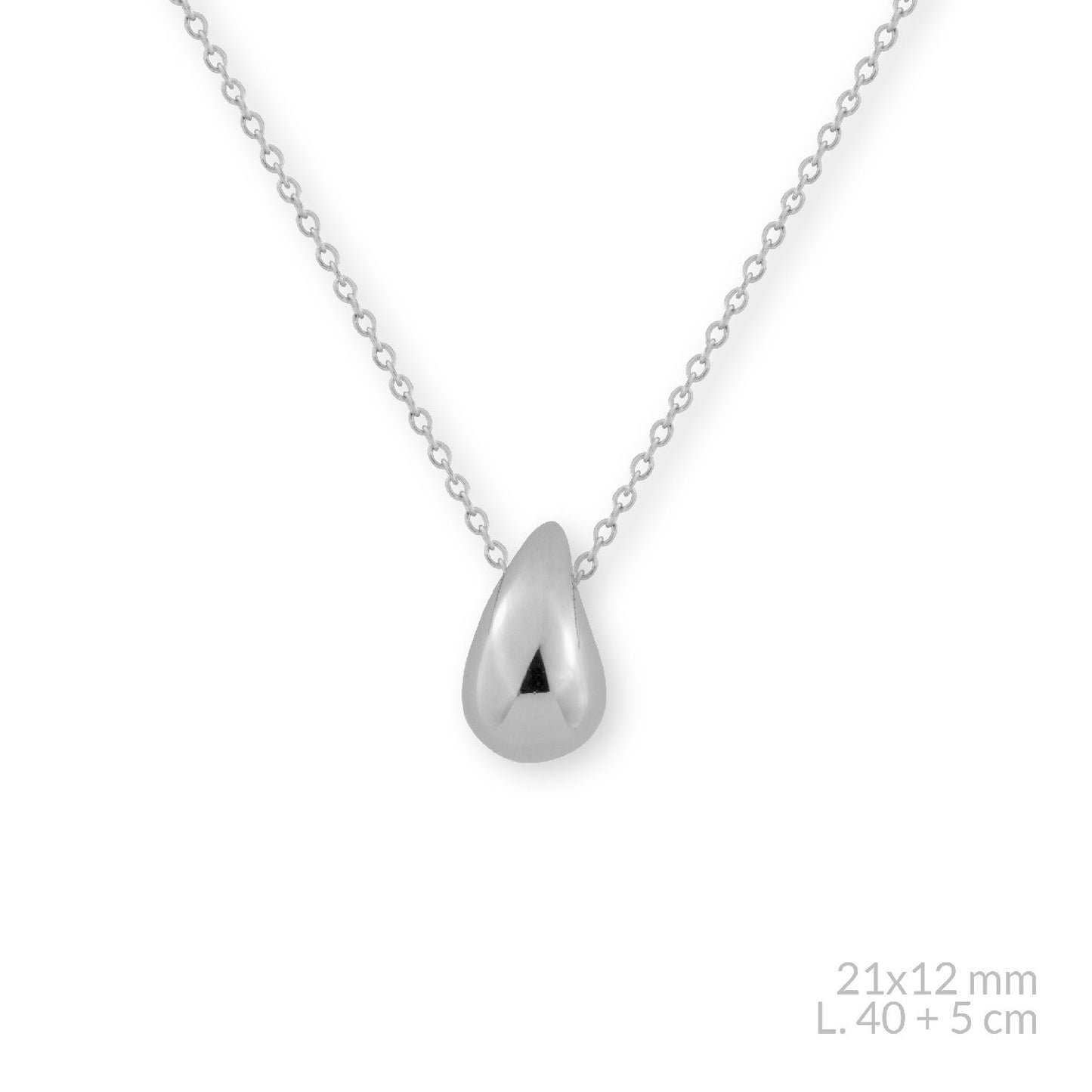 Gargantilla de Acero inoxidable | 21x12 mm