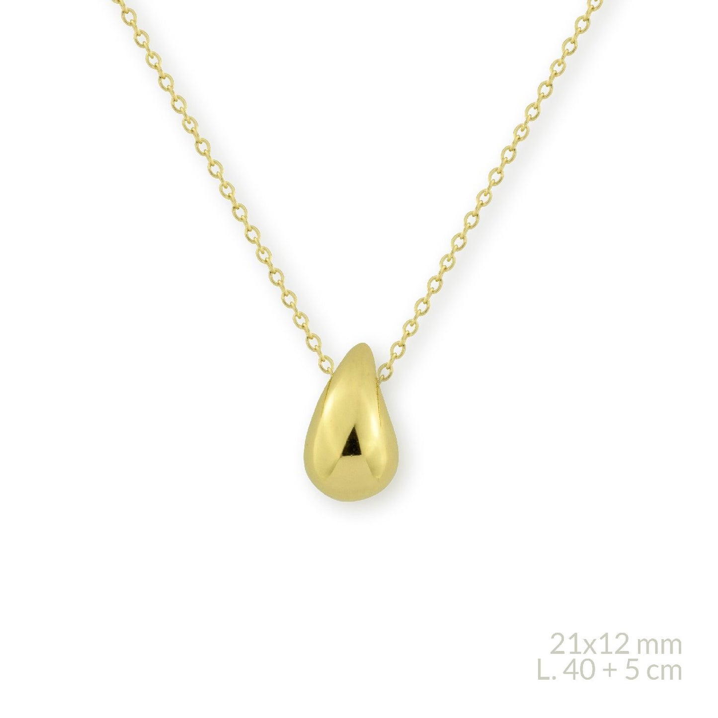 Gargantilla de Acero inoxidable | 21x12 mm