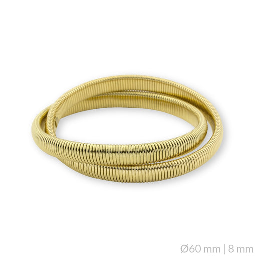 Pulsera doble de Acero inoxidable | 8 mm