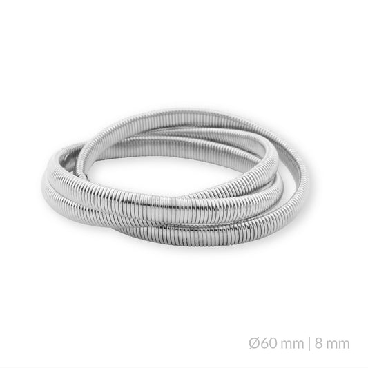 Pulsera triple de Acero inoxidable | 8 mm