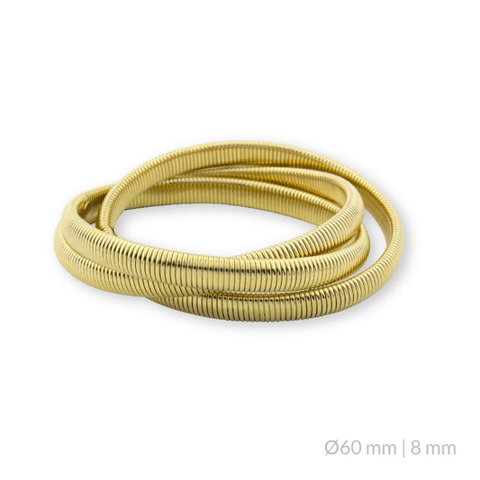 Pulsera triple de Acero inoxidable | 8 mm