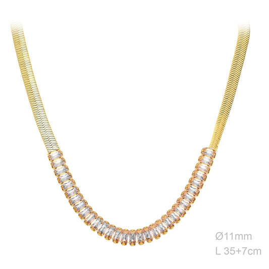 Collar Latón Chapado en Oro