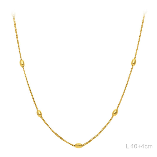 Collar Latón Chapado en Oro