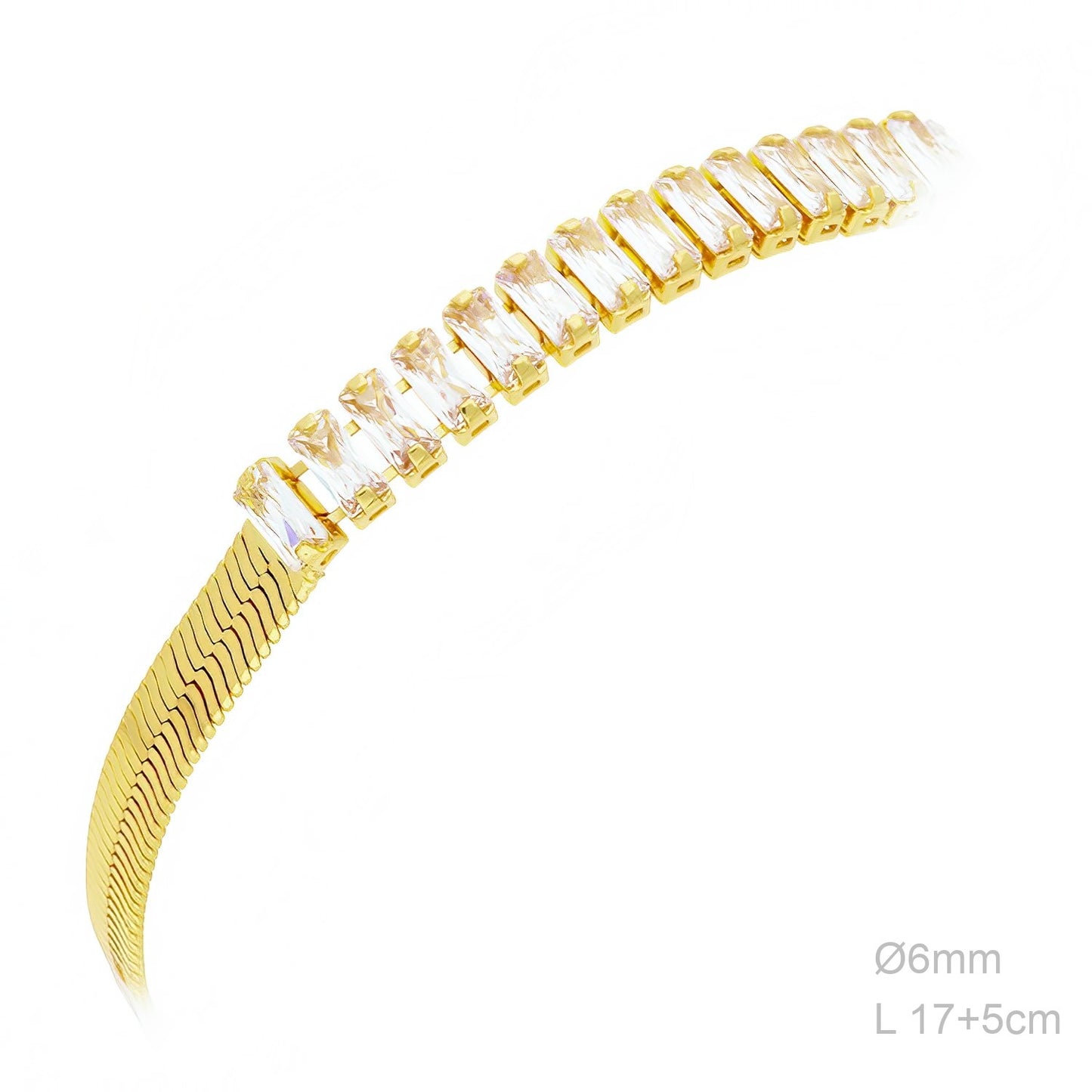 Pulsera Latón Chapada en Oro