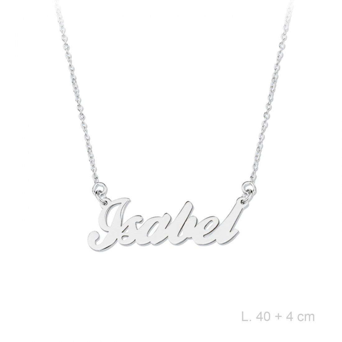 Gargantilla Personalizada Plata de Ley/Chapada