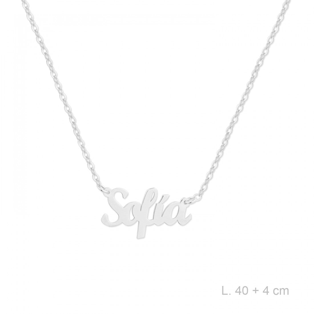 Gargantilla Personalizada Plata de Ley/Chapada