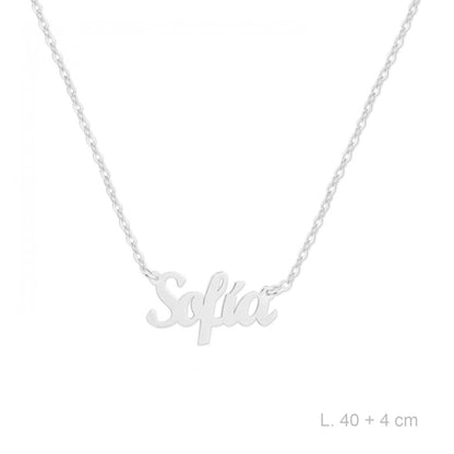 Gargantilla Personalizada Plata de Ley/Chapada