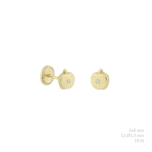 Pendientes Manzana