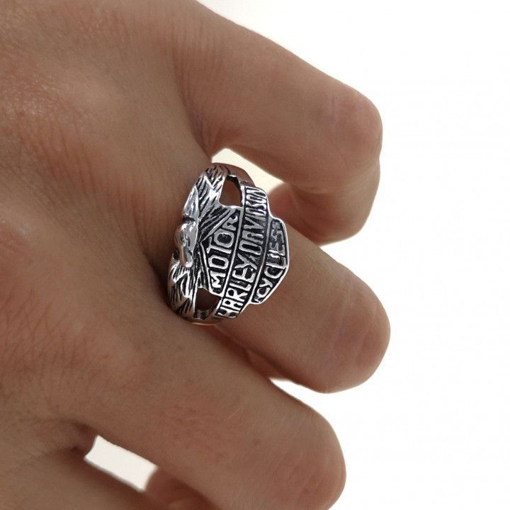 Anillo HARLEY DAVIDSON en Plata de Ley