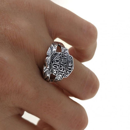 Anillo HARLEY DAVIDSON en Plata de Ley