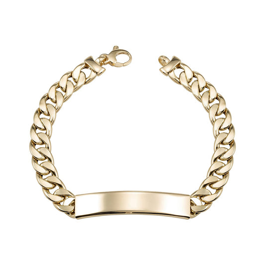 Esclava Barbada Hombre en Oro de 18 Ktes.