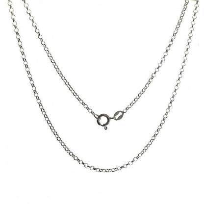 Cadena Rolo 40 cm en Plata de Ley