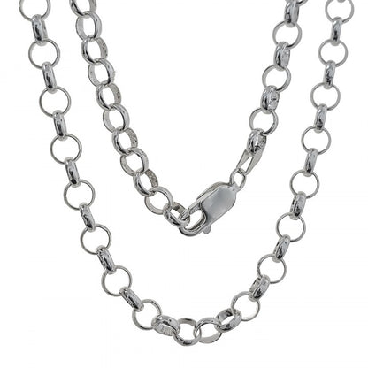 Cadena Rolo 80 cm en Plata de Ley