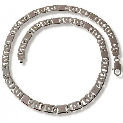 Cadena Caballero 60 cm en Plata de Ley
