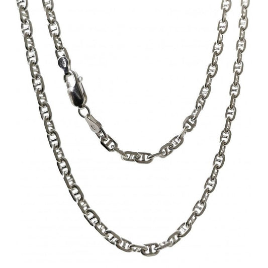 Cadena Marina 60 cm en Plata de Ley
