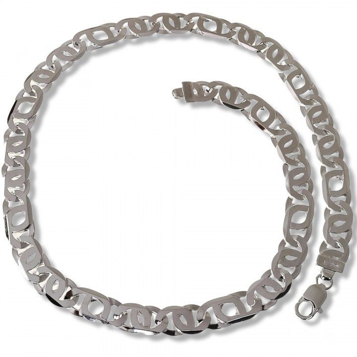 Cadena Caballero 60 cm en Plata de Ley