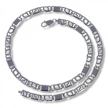 Cadena Caballero 60 cm en Plata de Ley