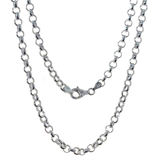 Cadena Rolo 60 cm en Plata de Ley