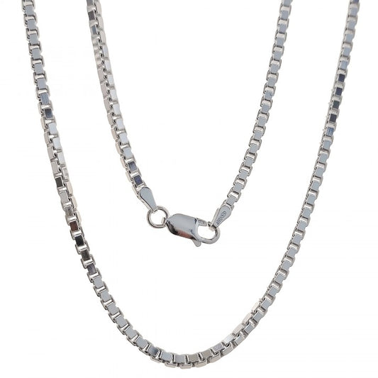 Cadena Veneciana 50 cm en Plata de Ley