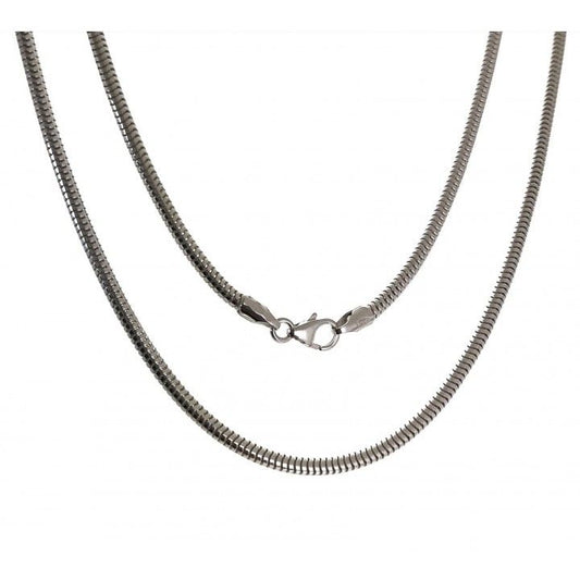 Cadena Topo 45 cm en Plata de Ley