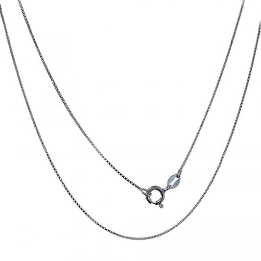 Cadena Venecia 45 cm en Plata de Ley