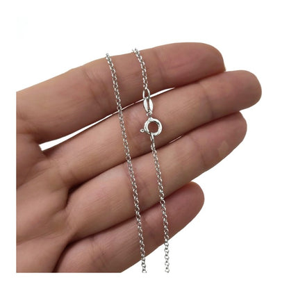 Cadena Rolo 45 cm en Plata de Ley
